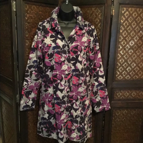 purple chiffon jacket